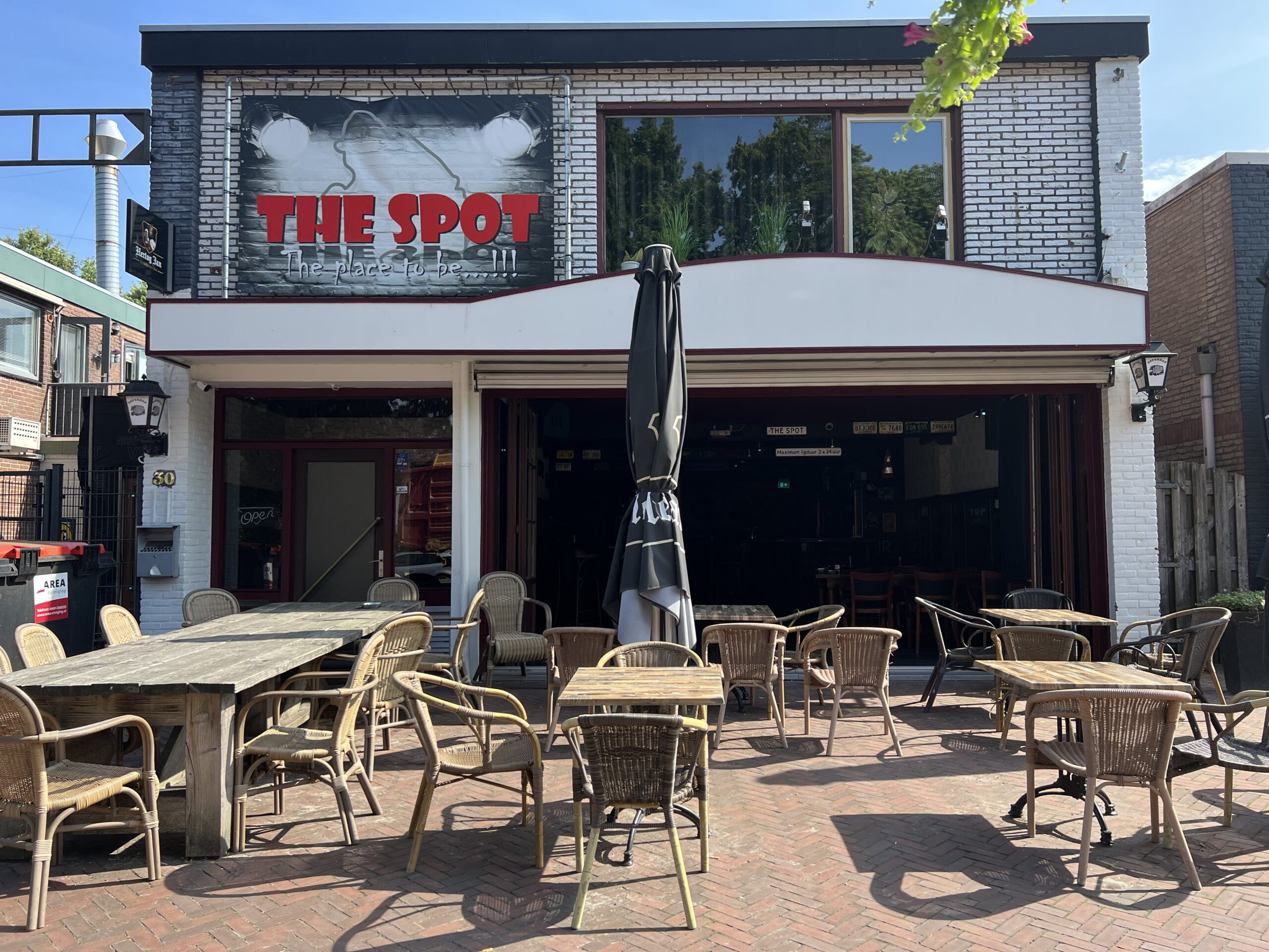 Café The Spot, horeca pand met woning te koop in het centrum van Erica Drenthe